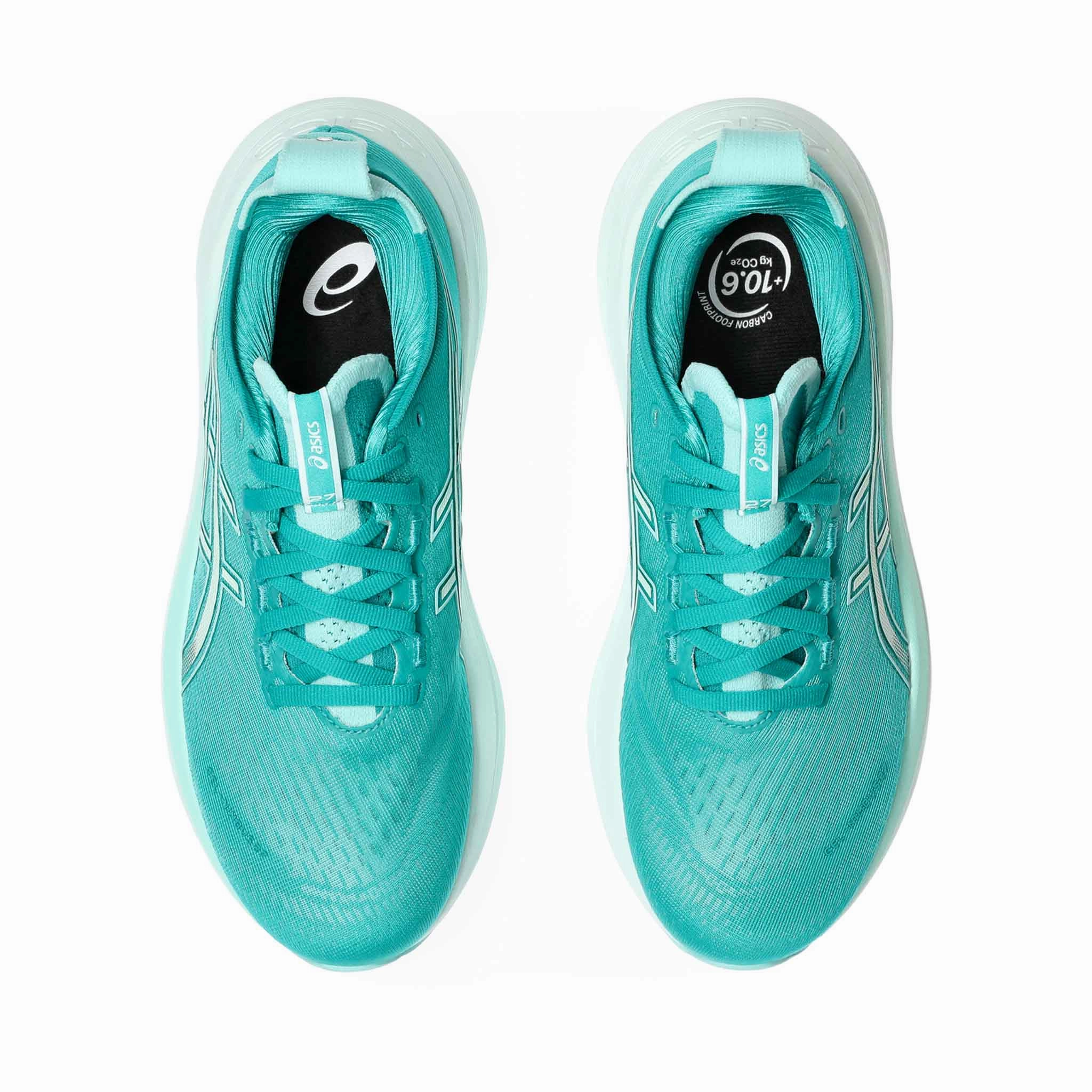 Asics 4e Running Shoe ASICS | Women's Gel-Nimbus 27 Running Shoes - Wave Teal