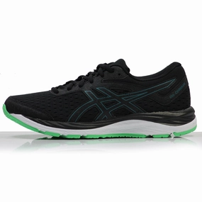 Best Deals Asics Running Shoes Asics Gel Cumulus 20 Junior Running Shoe - Black/Beryl Green