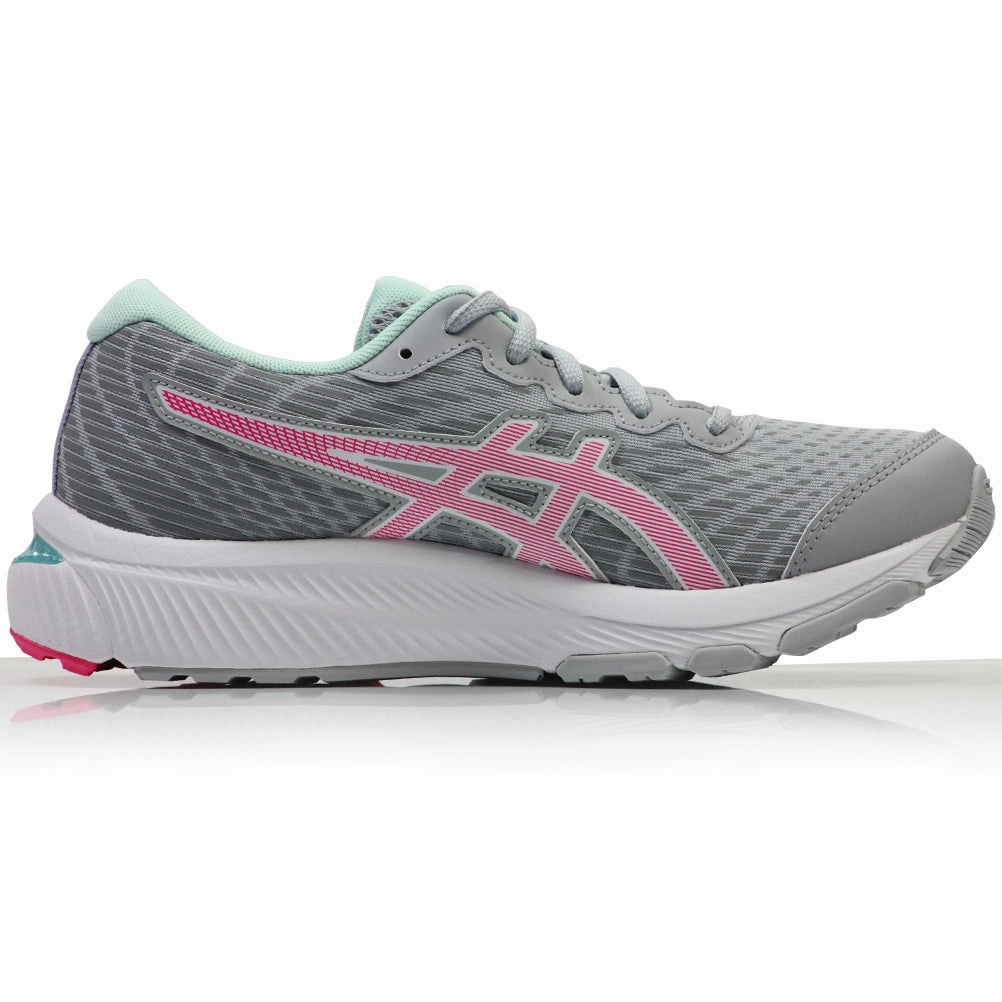 Asics Gel Cumulus 22 Junior Running Shoe - Piedmont Grey/Pink Glo Asics Shoes Ff Blast Plus