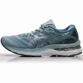 Asic Casual Shoes Asics Gel Nimbus 23 Women's Running Shoe - Smoke Blue/Pure Silver
