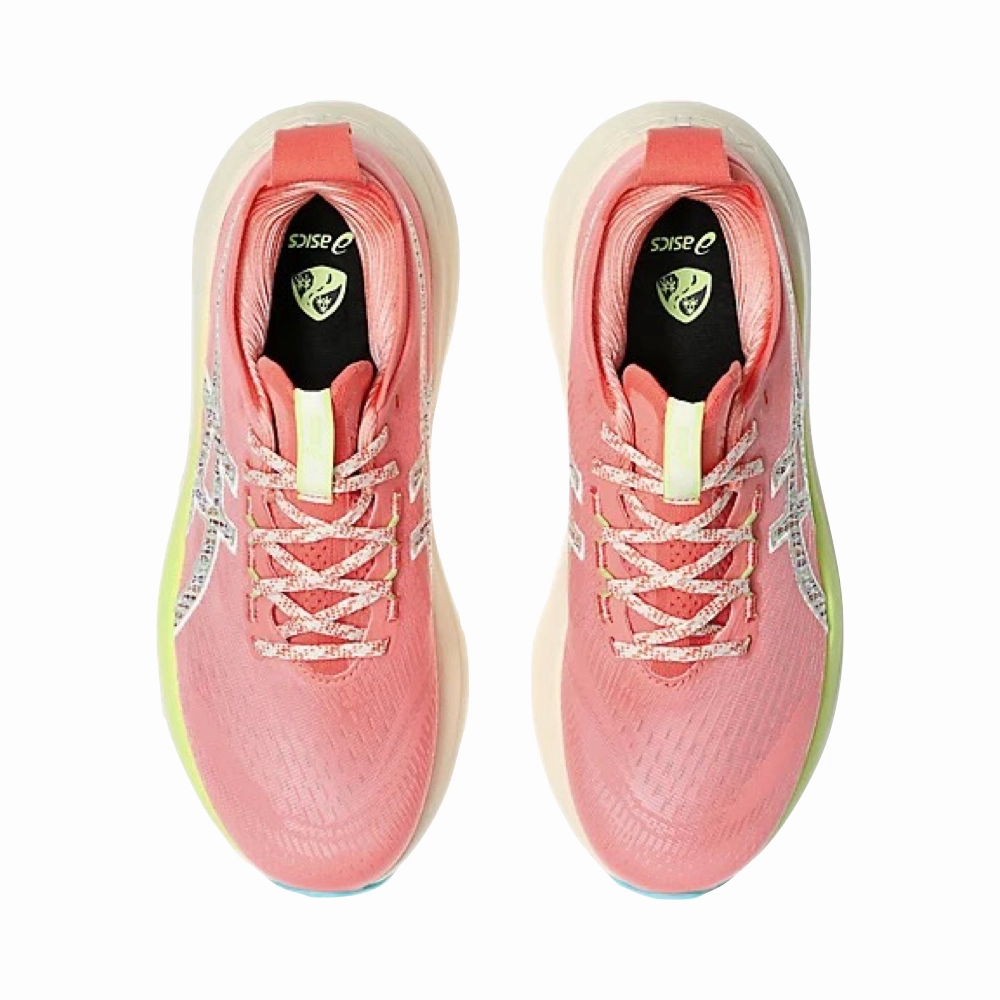 Asics Women's Gel-Nimbus 27 TR Sneaker in Nature Bathing/Guava Best Running Shoes Of Asics