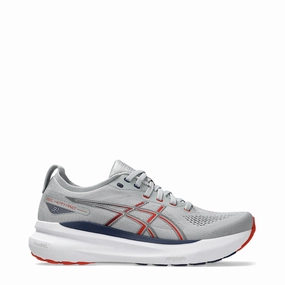 Asics Men's Gel-Kayano 31 Sneaker in Piedmont Grey/Fiery Red Asics Dance Shoes