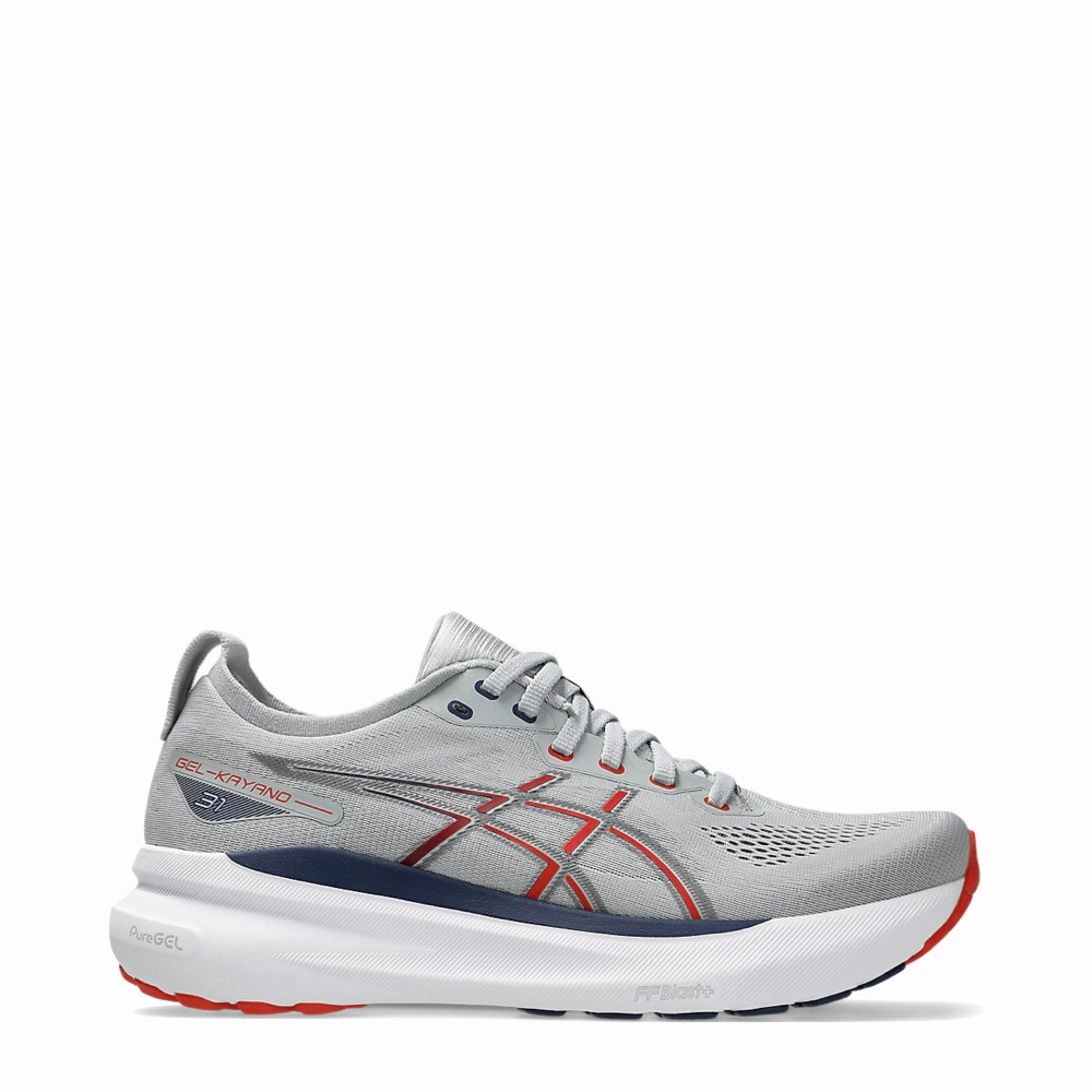 Asics Shoe Box Asics Men's Gel-Kayano 31 Sneaker in Piedmont Grey/Fiery Red