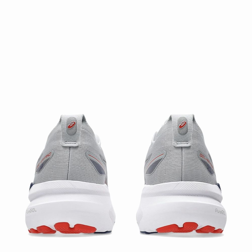 Asics Shoe Selection Guide Asics Men's Gel-Kayano 31 Sneaker in Piedmont Grey/Fiery Red