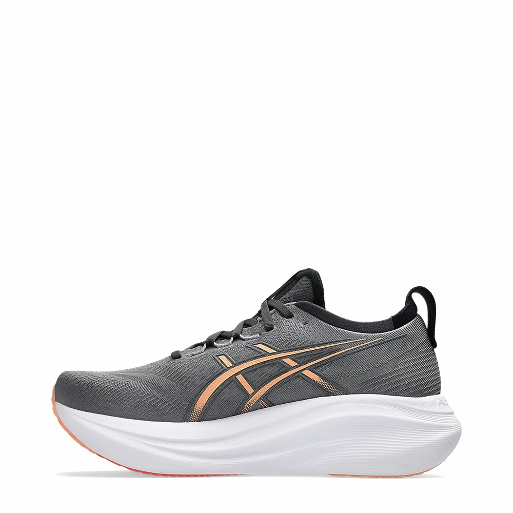 Asics Men's Gel-Nimbus 27 Sneaker in Carbon/Mojave Asics Gel Tactic Volleyball Shoes
