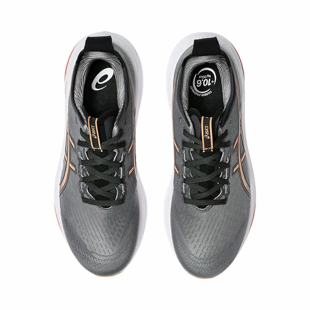 Asics Men's Gel-Nimbus 27 Sneaker in Carbon/Mojave Best Asics Shoes For Aerobics