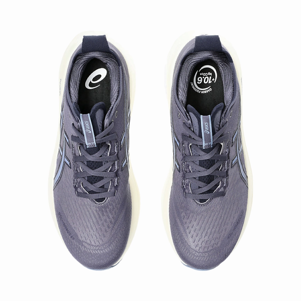 Asics Men's Gel-Nimbus 27 Sneaker in Indigo Fog/Denim Blue Spider Man Shoes Asics