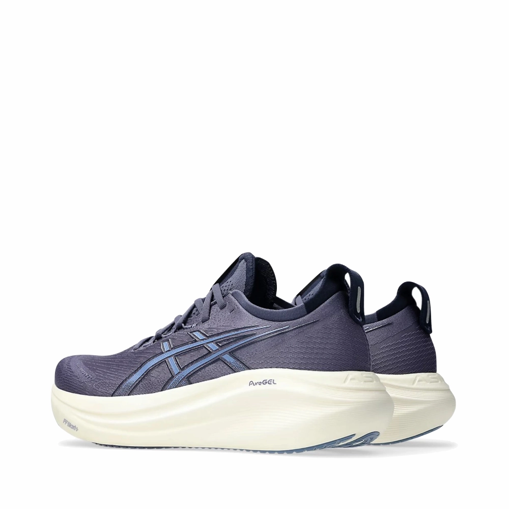 Asics Men's Gel-Nimbus 27 Sneaker in Indigo Fog/Denim Blue Lifestyle Shoes Asics