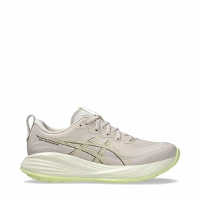Asics Strength Training Shoes Asics Women's Gel-Cumulus 27 Sneaker in Mineral Beige/Huddle Yellow