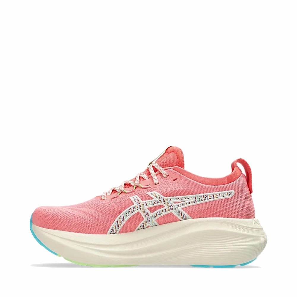 Asics Shoes Nimbus 23 Asics Women's Gel-Nimbus 27 TR Sneaker in Nature Bathing/Guava