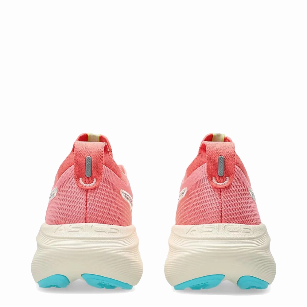 Asics Tennis Shoes Solution Speed Ff Asics Women's Gel-Nimbus 27 TR Sneaker in Nature Bathing/Guava