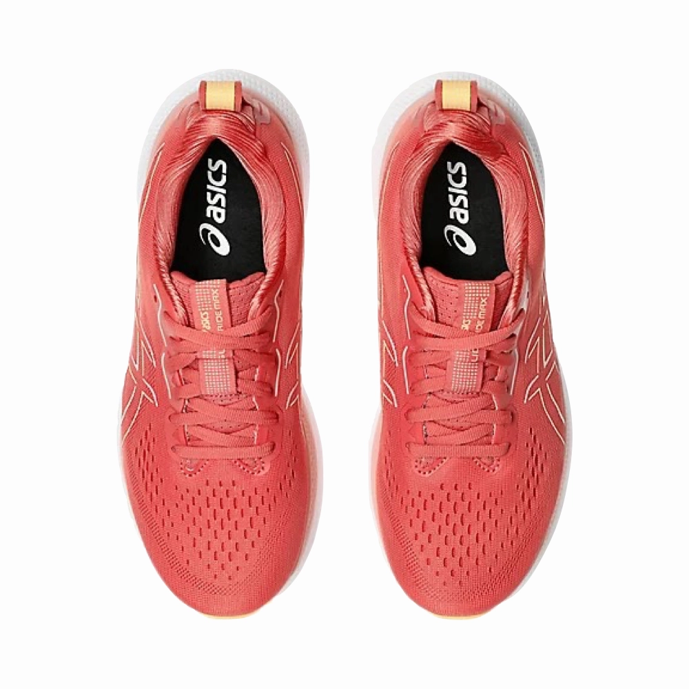 Asics Women's Glideride Max Sneaker in Dark Pink Clay/Orange Glow Asics Gt-2000 9 Trail Running Shoes