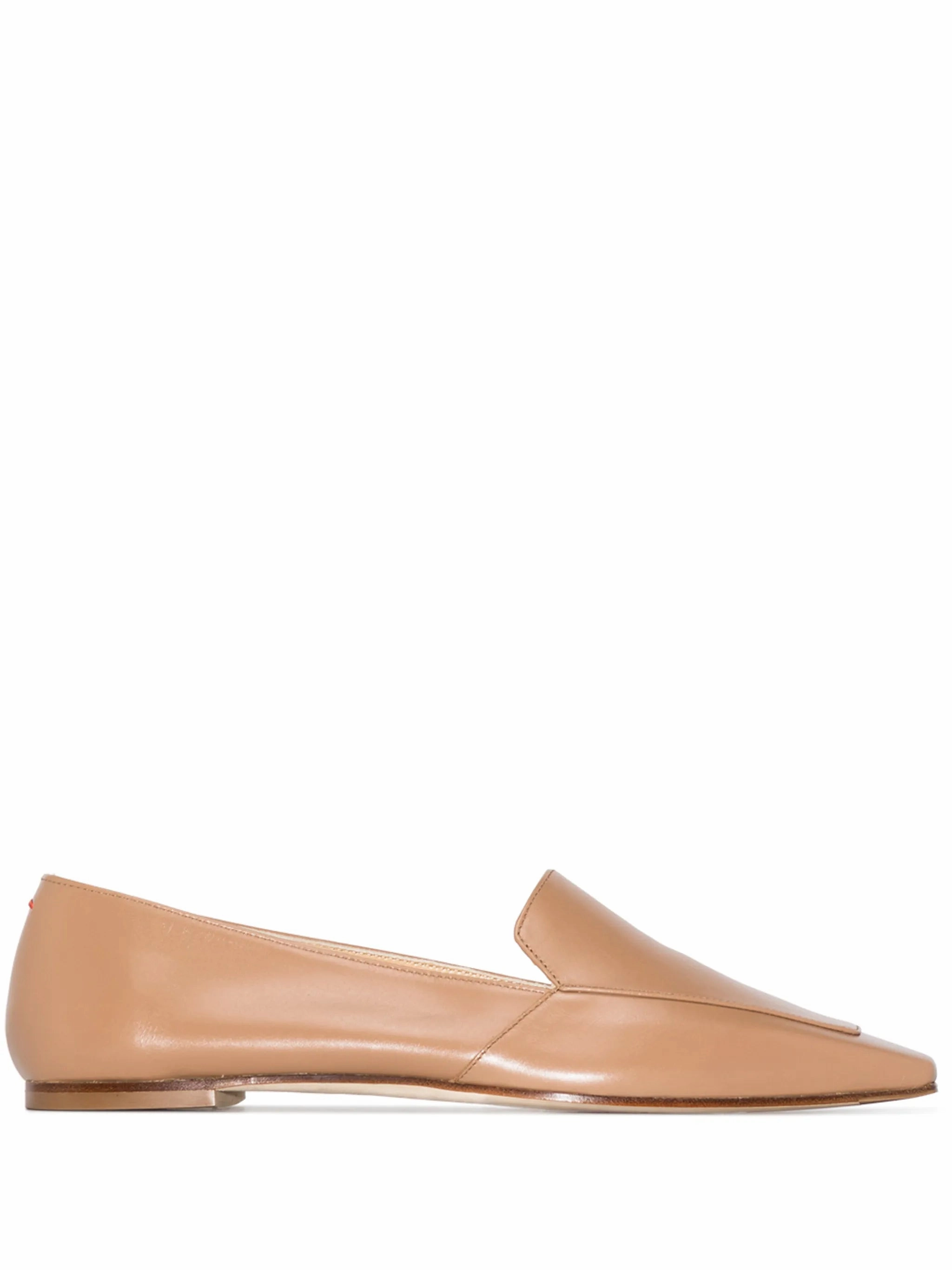 Aurora flat leather loafers Gucci Loafers