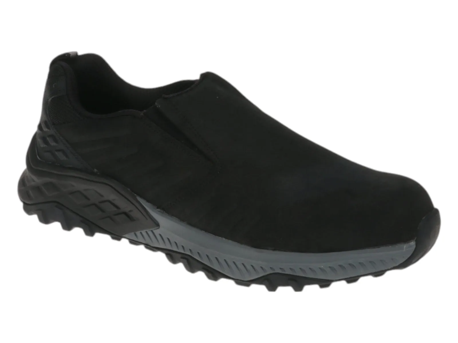 Hiking And Work Boots Avenger Summit Trail Safety Toe Slip On Black