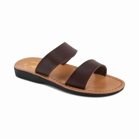 Best Sandals Resort Aviv Vegan - Leather Alternative Sandal | Brown