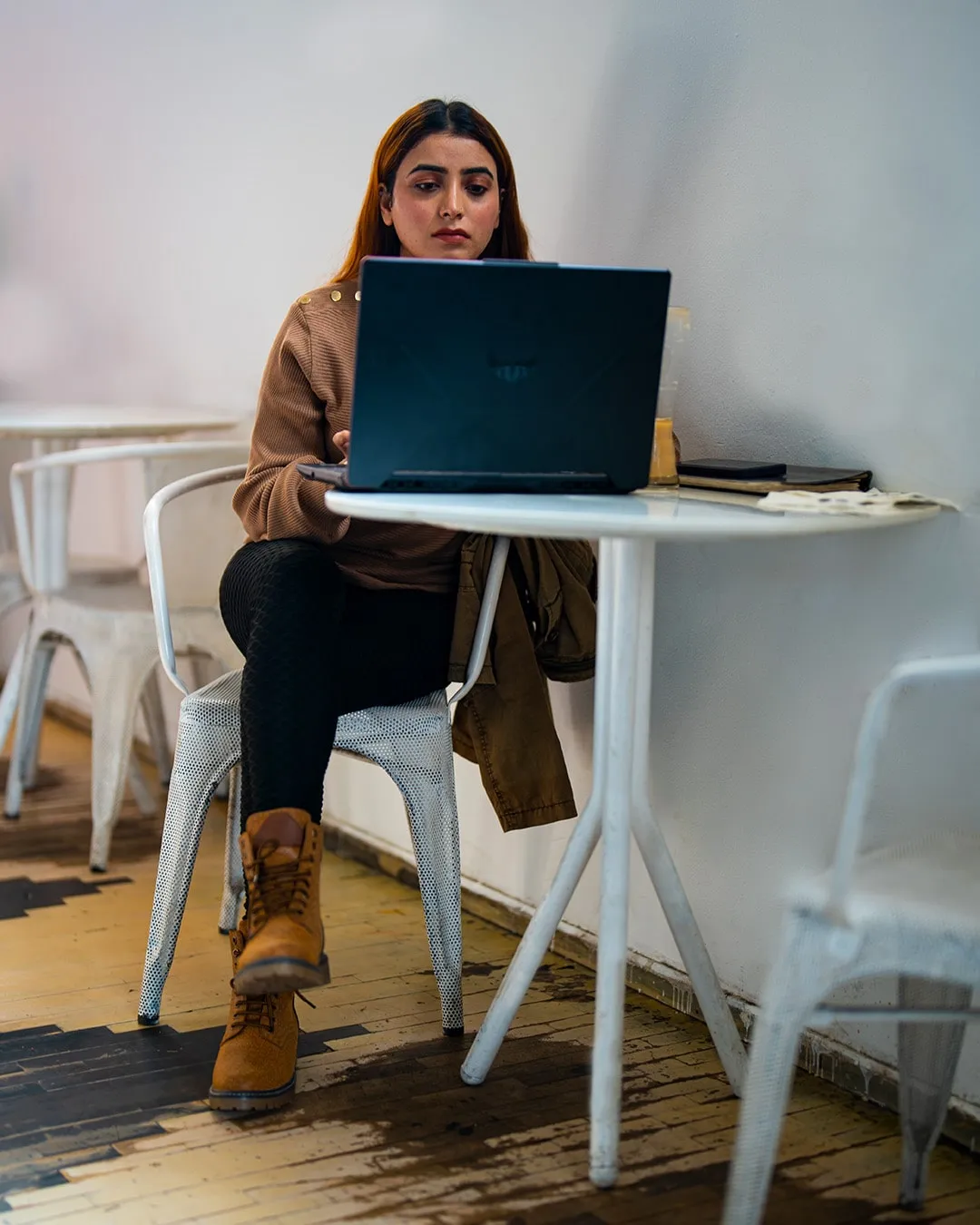 Mesh Hiking Boots Bacca Bucci WOMEN Genuine-Leather High-Ankle Chukka Boots | Model Name: VIENNA