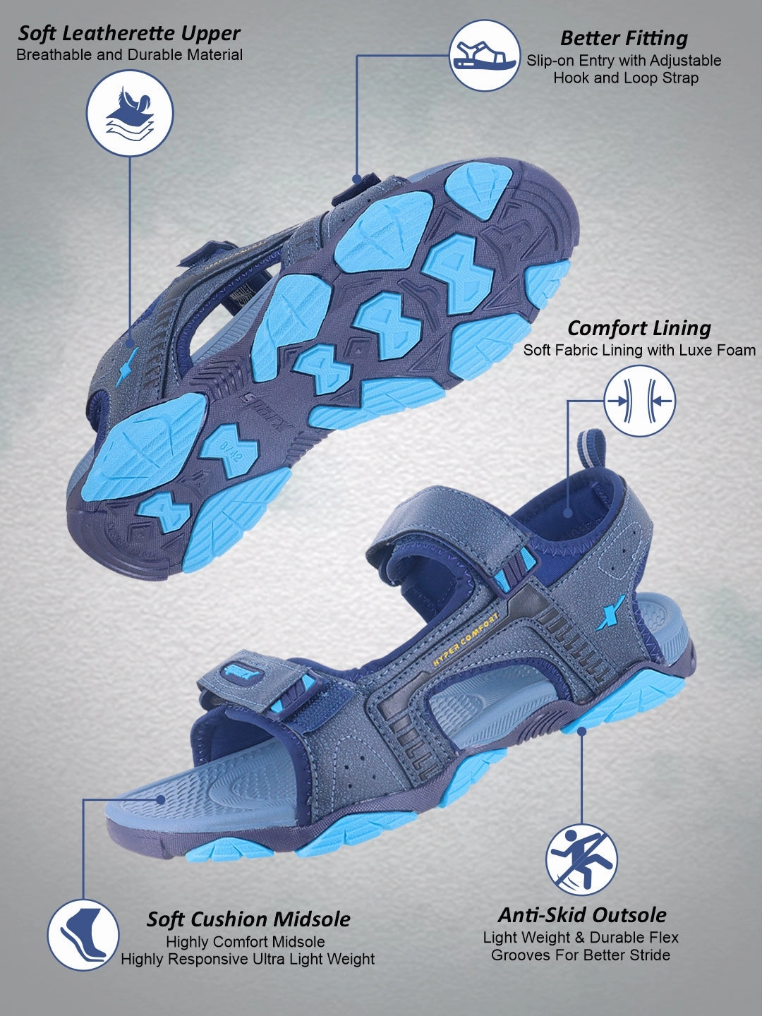 Sandals for Men SS 663 Bottom Sandals