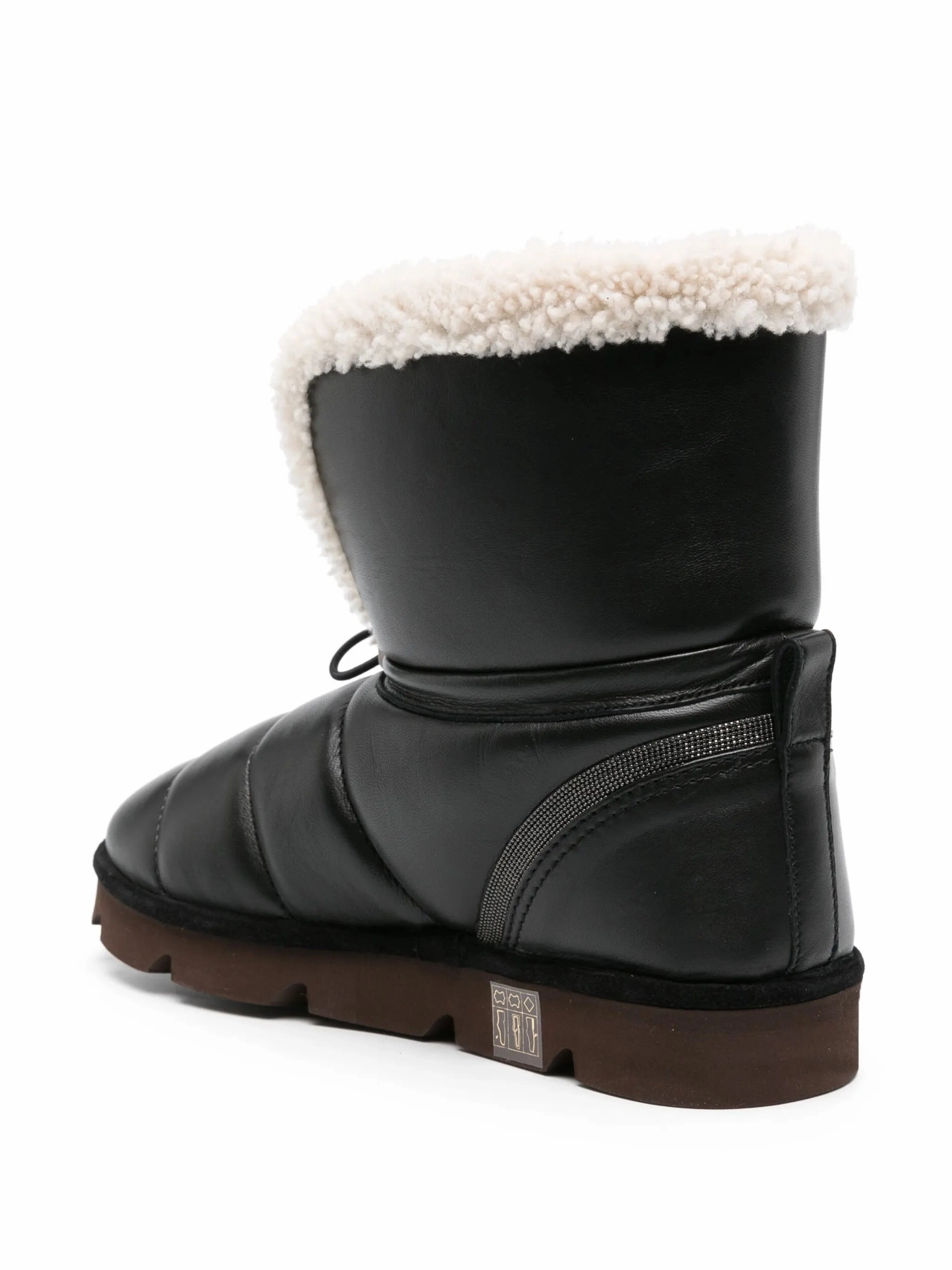 High Heel Platform Ankle Boots beaded leather boots