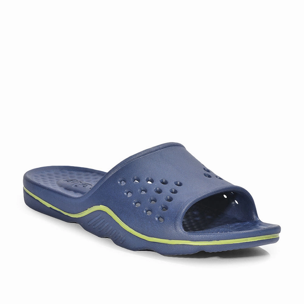 AHA (N.Blue) Slides For Men RAMP By Liberty Glo Slippers