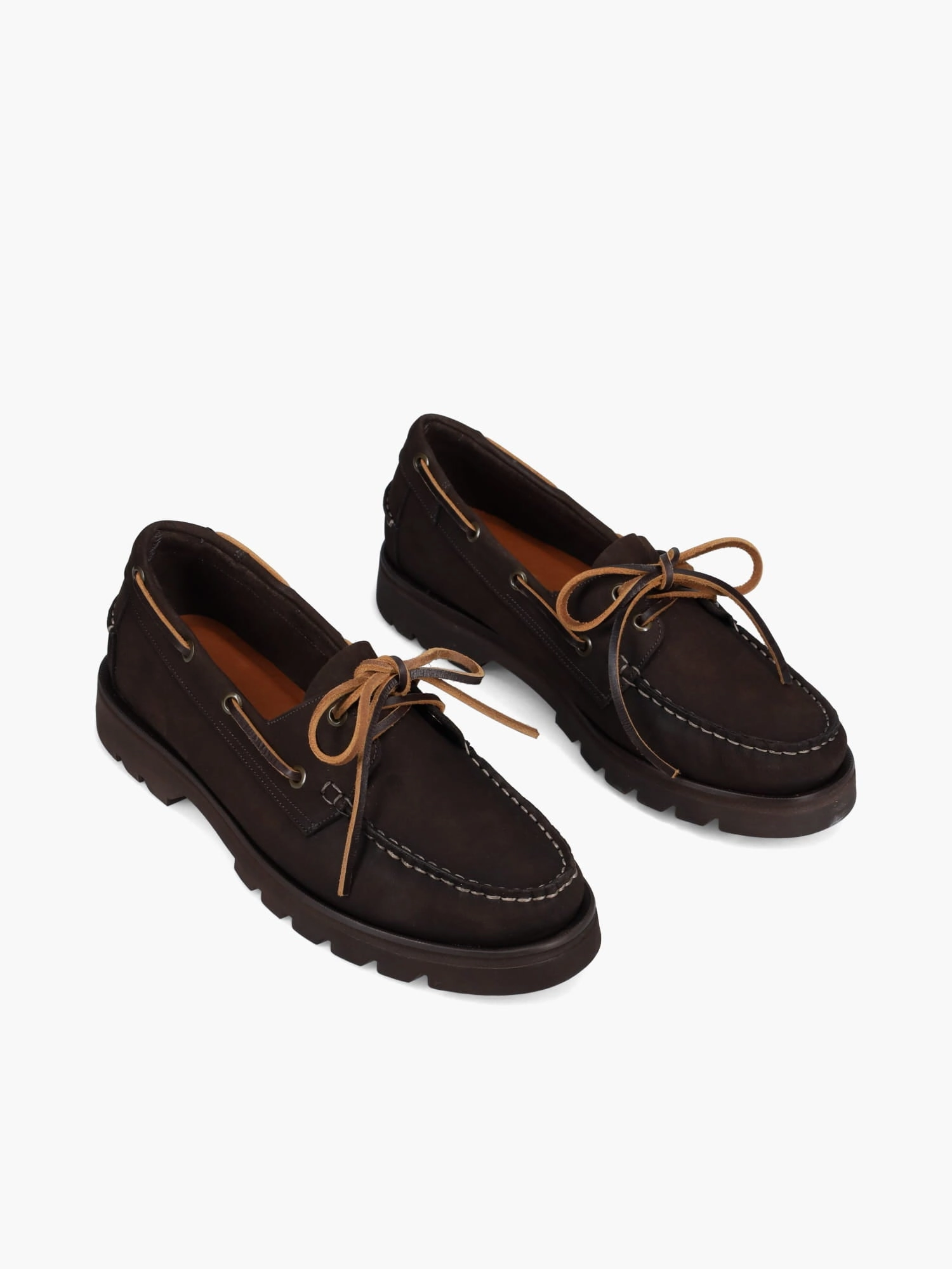 Brown Lace Up Oxfords Daniel Coffee Nobuck
