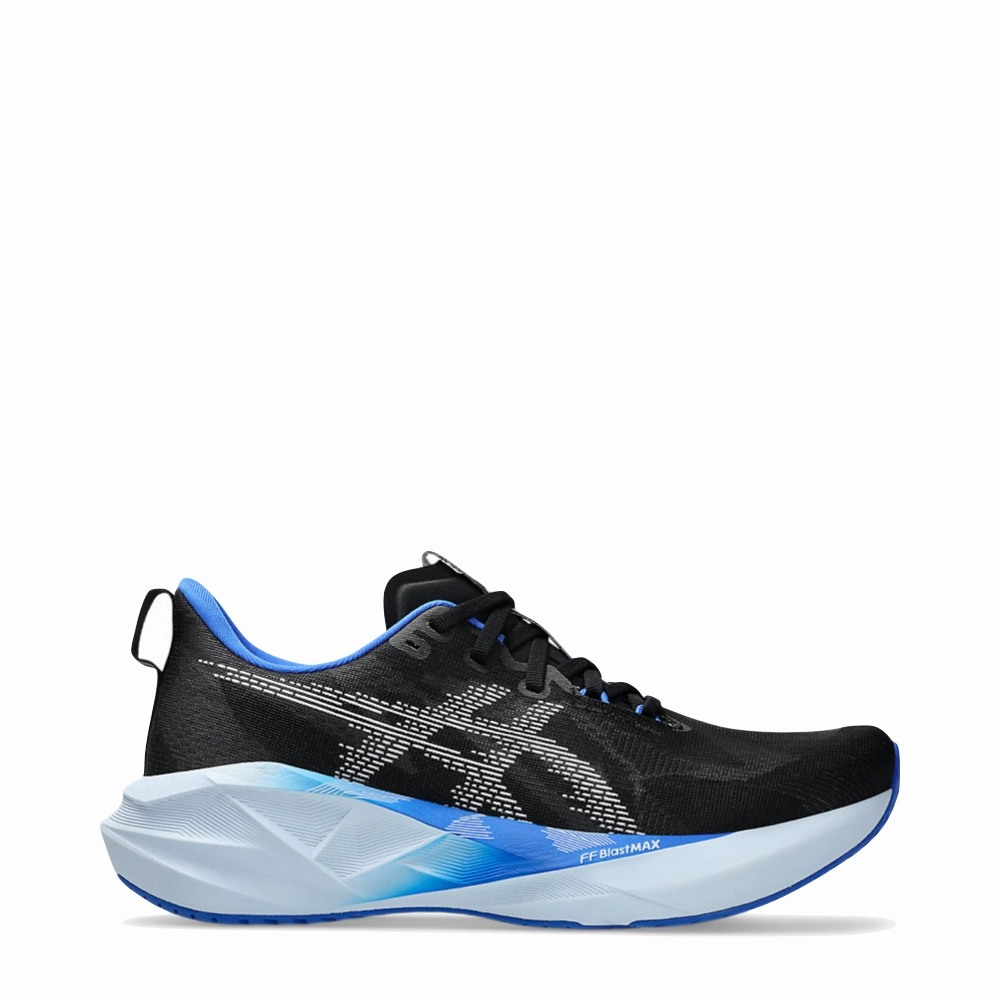 Asics Men's Novablast 5 Sneaker in Black/White Asics Gel Rocket 11 Volleyball Shoes