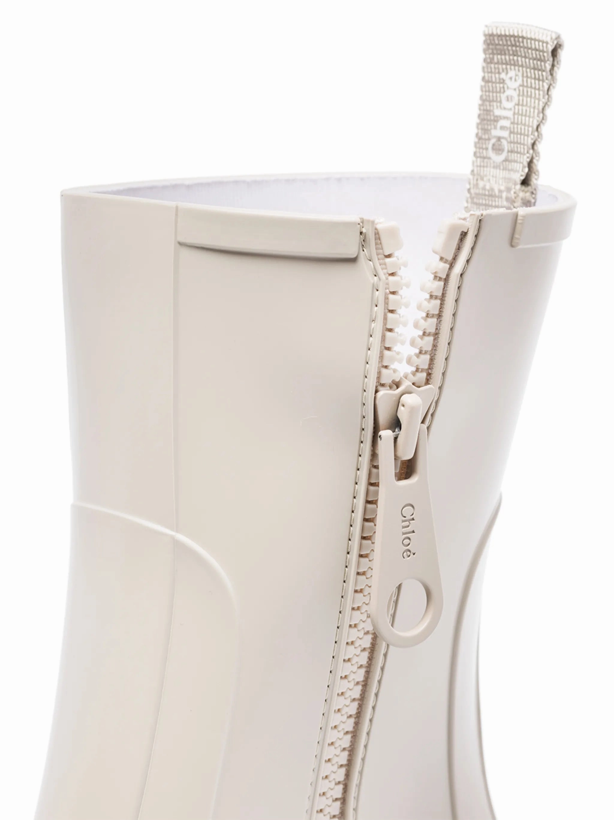 Betty 70mm rain boots Laced Leather High-heel Ankle Boots