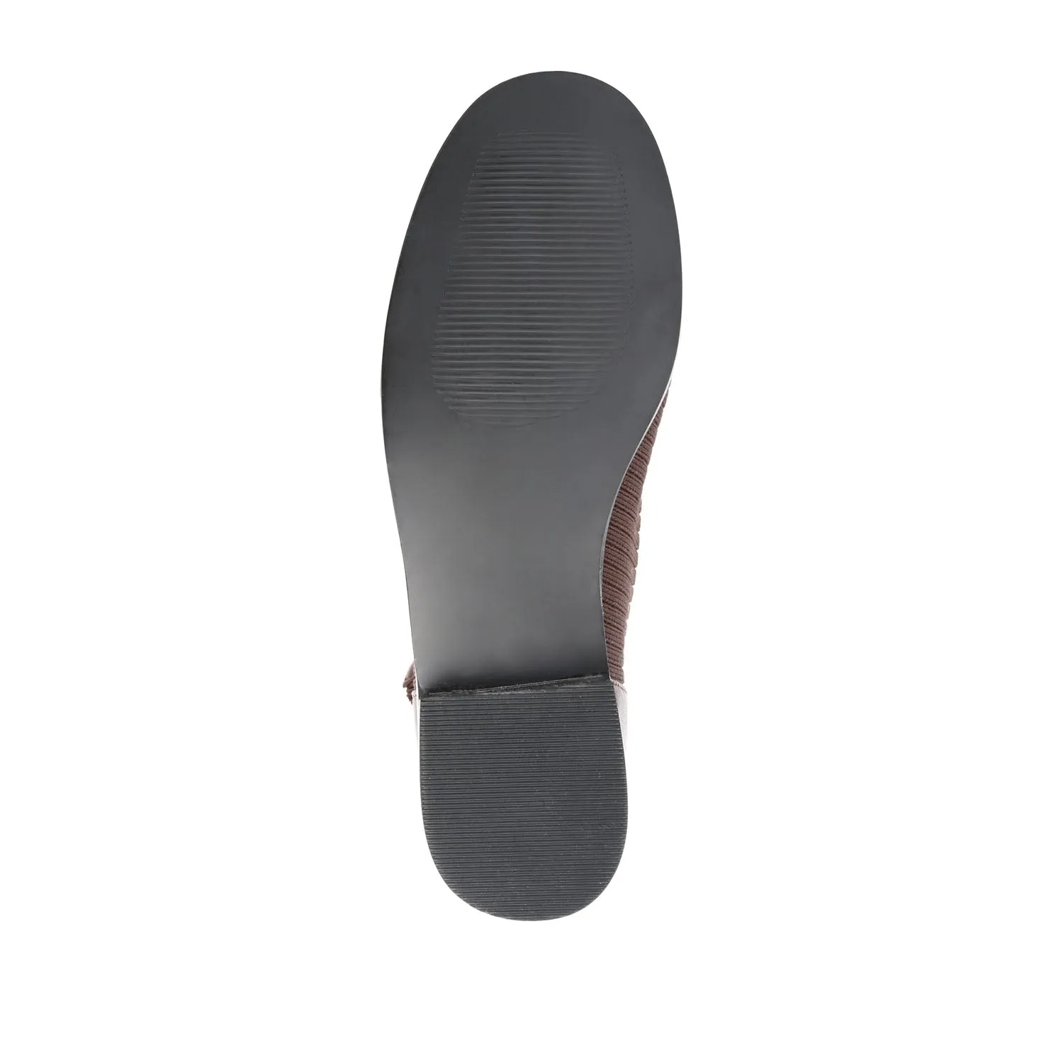 Outfit Combat Boots Beige BEXLIE ZIP-UP BOOTIES IN KNIT FABRIC