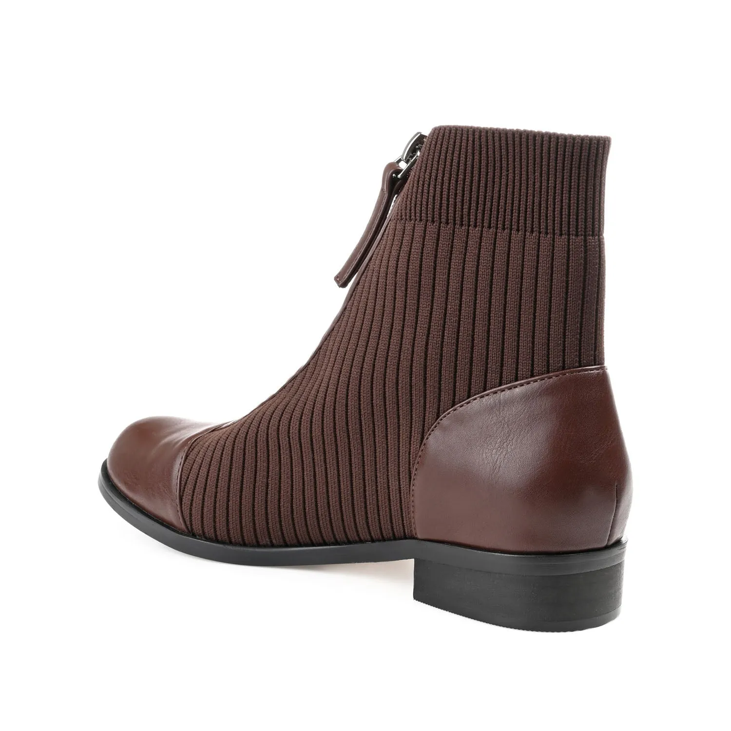 BEXLIE ZIP-UP BOOTIES IN KNIT FABRIC Military Tactical Combat Boots