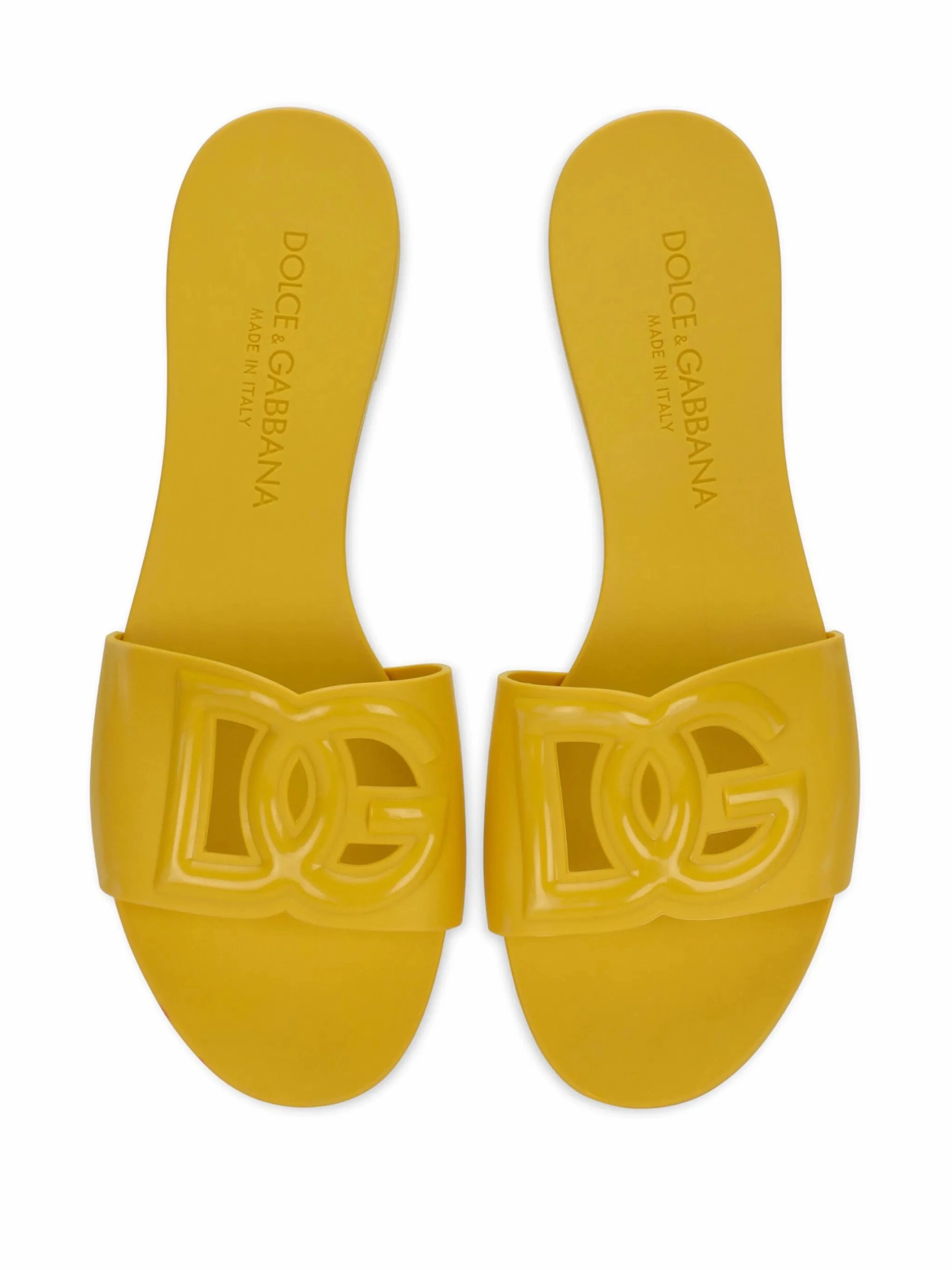 Milano Slippers Bianca DG-logo slides