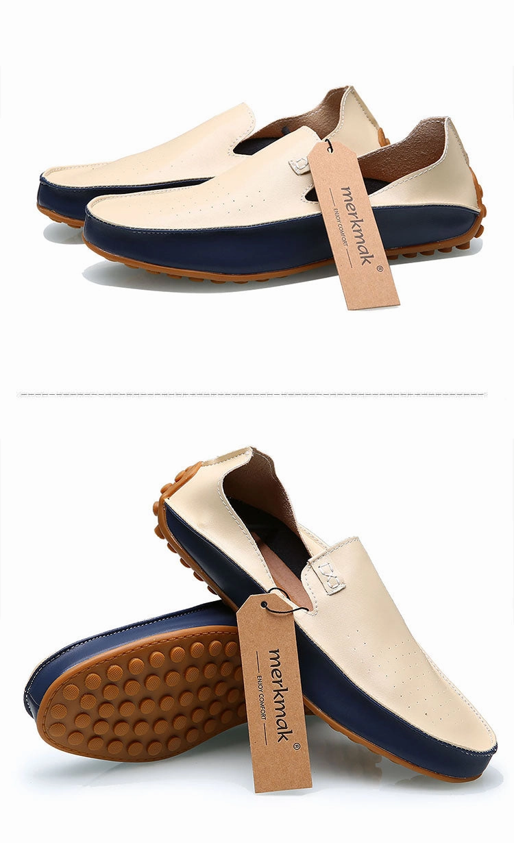 Big Size 38-47 Men Loafers Comfortable Men's Flats Top Quality Luxury Brand Leather Mens Shoes Summer Breathable Driving Shoes Cartersville Ga