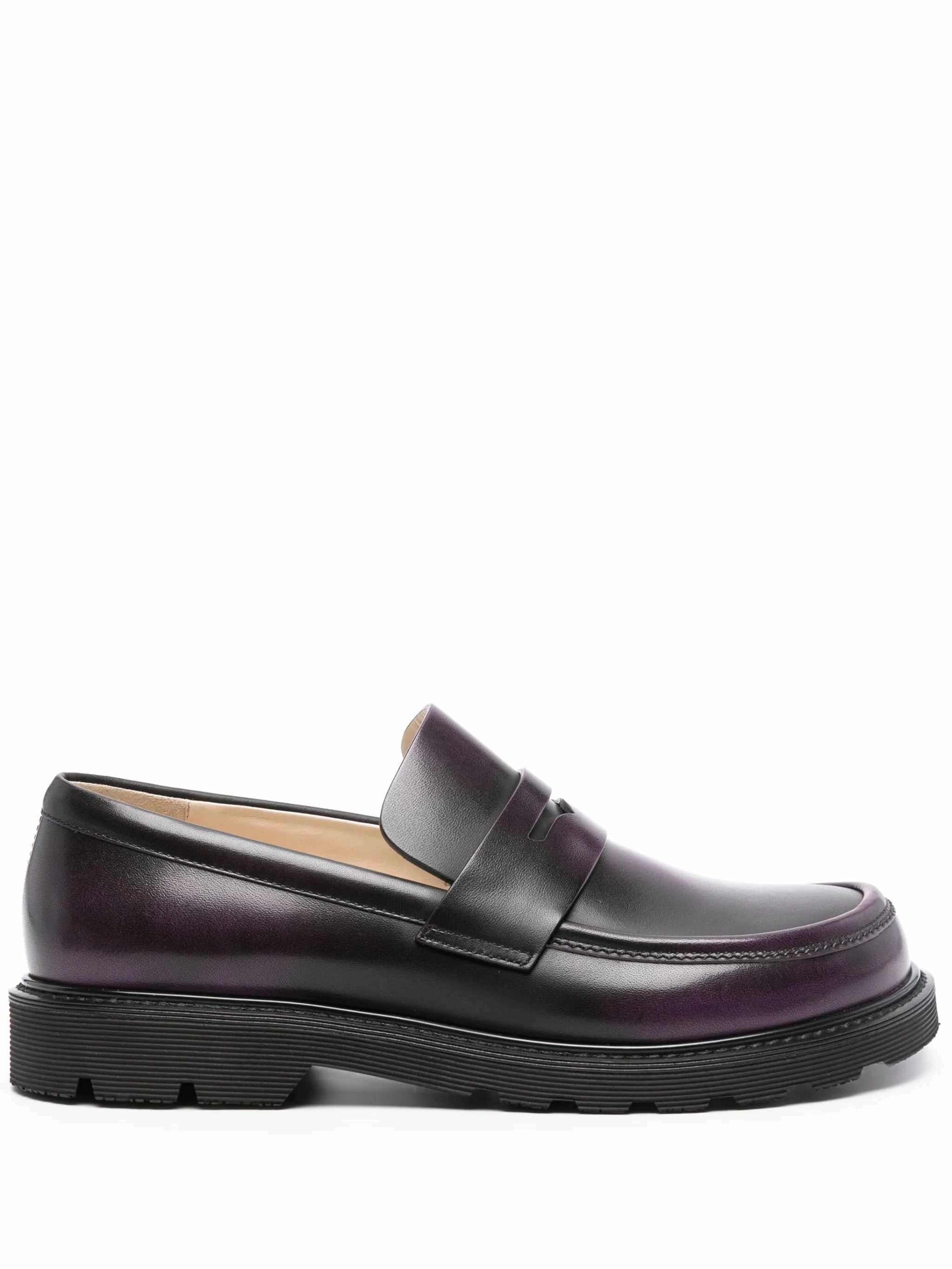 Blaze faded-effect leather loafer Loafers Other Stories