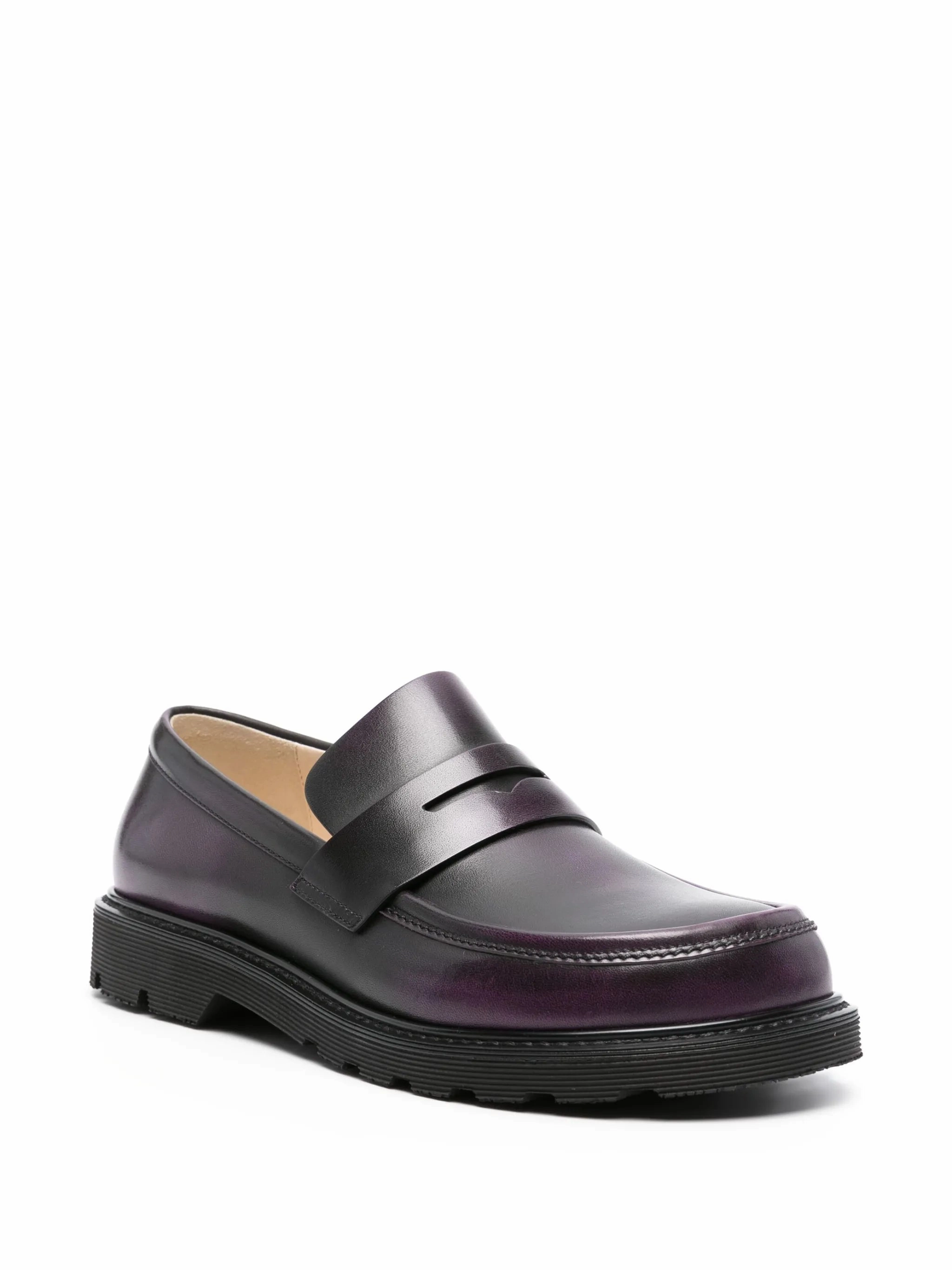 Parker Loafers Blaze faded-effect leather loafer