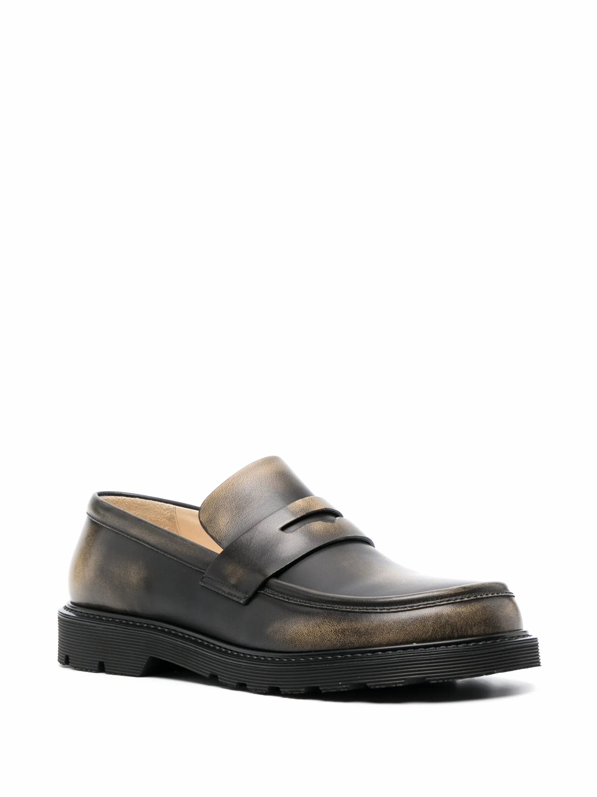 Yankees Loafers Blaze leather flat loafers