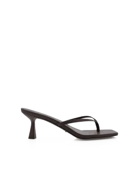 Bling Heel Shoes XAMI - CHOCOLATE