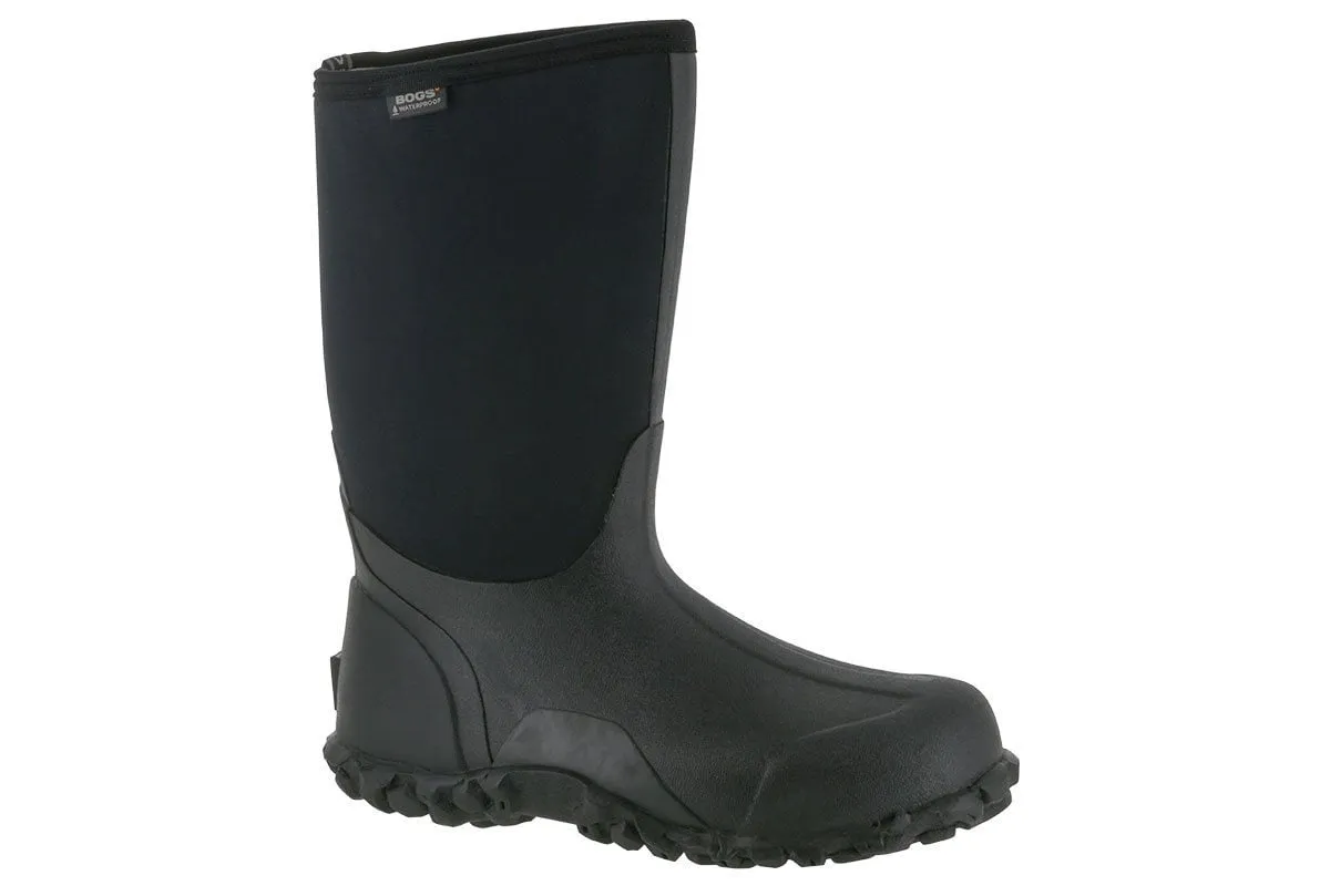 Bogs Classic High Black Best Steel Toe Work Boots For Bad Knees