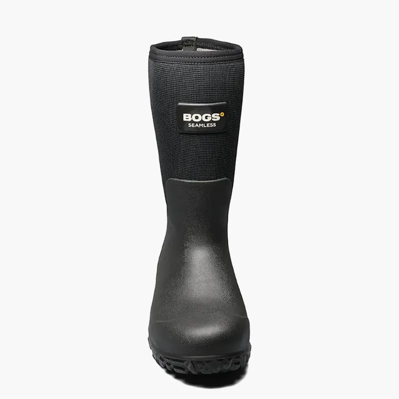 Slip On Work Boots Waterproof Bogs Workman Soft Toe Insulated Work Boots in Black - Men's