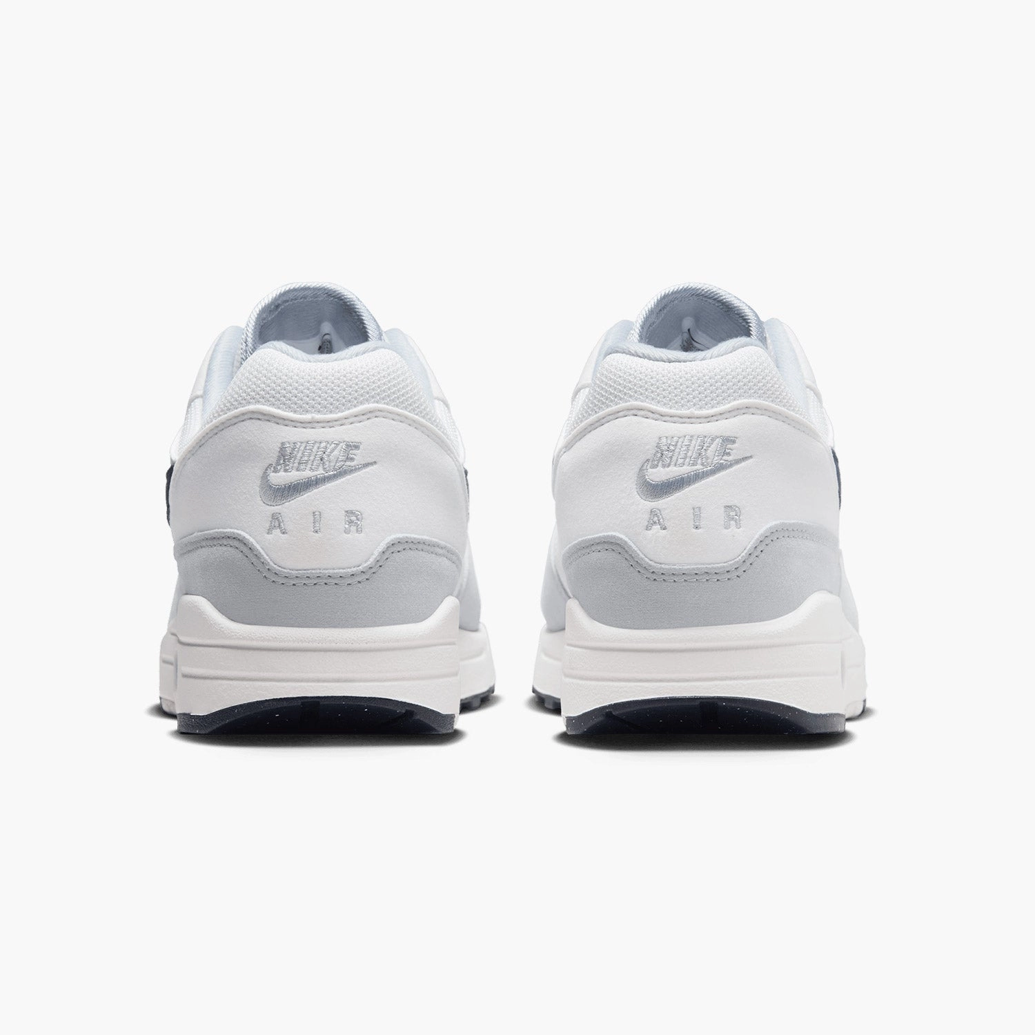 Raiders Nike Shoes Men's Air Max 1 "Pure Platinum Dark Obsidian"