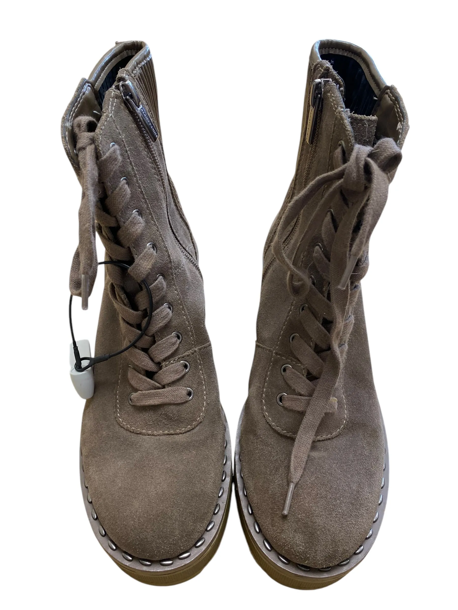 Vagabond Combat Boots Boots Combat By Vince Camuto In Brown, Size: 6.5