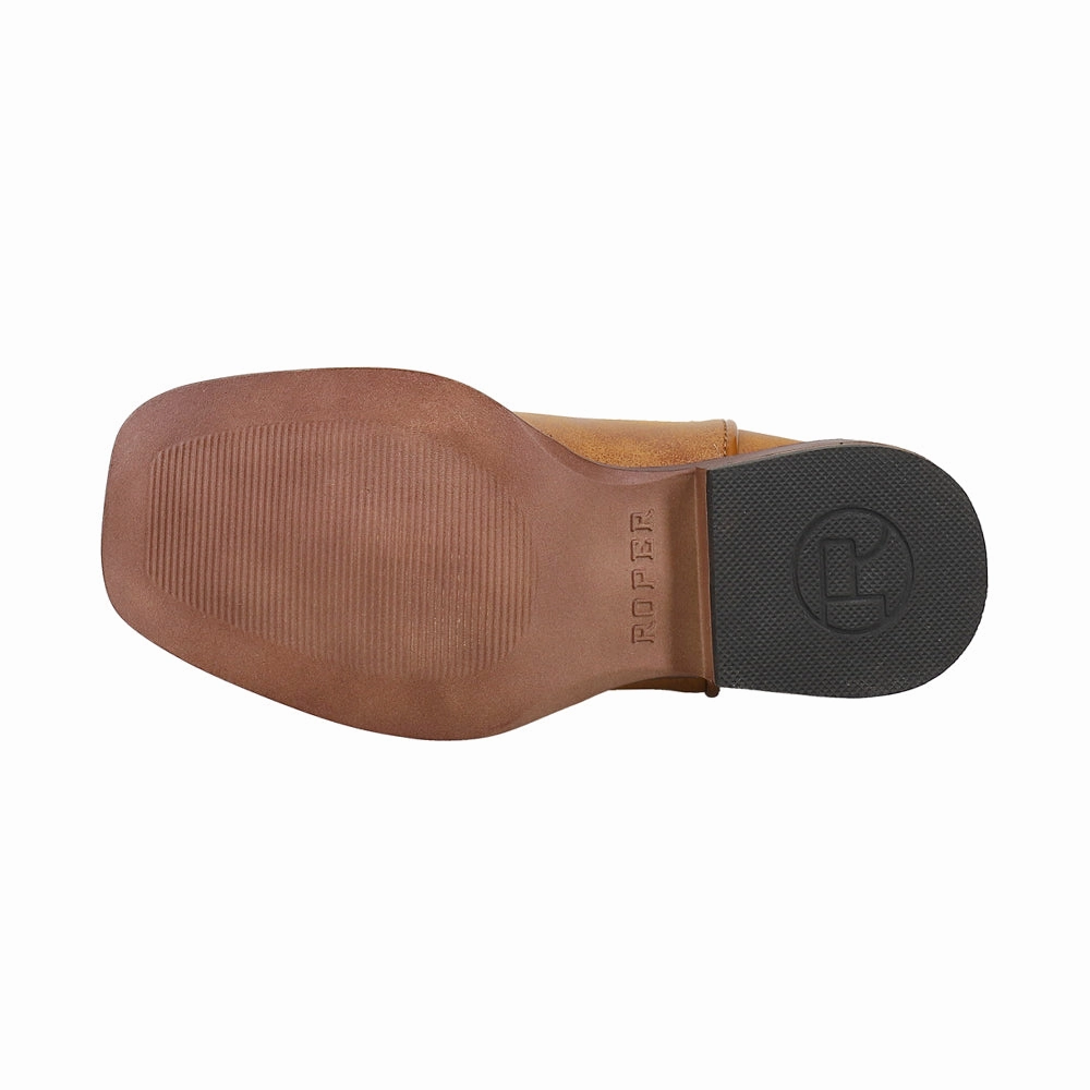 Terraspark Boots Crafting Tree Patrick Embroidered Square Toe Cowboy Boots (Little Kid)