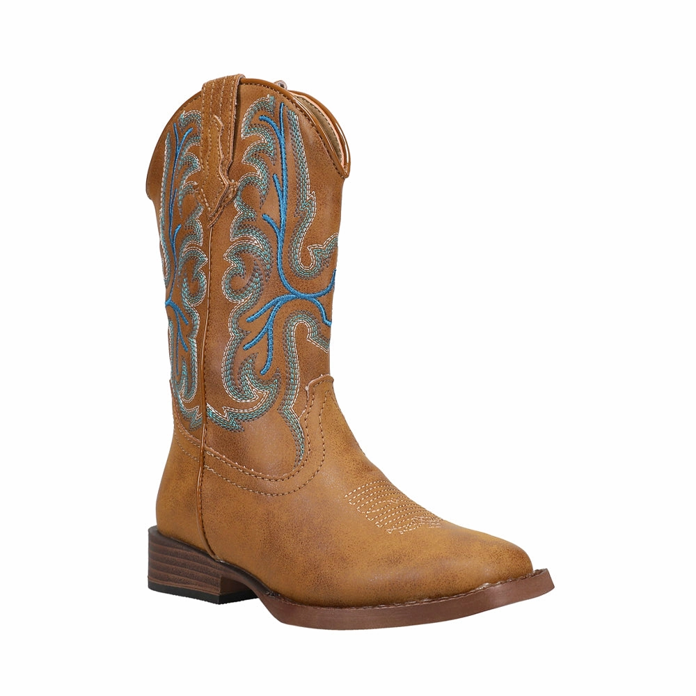 Boots At Tractor Supply Patrick Embroidered Square Toe Cowboy Boots (Little Kid)