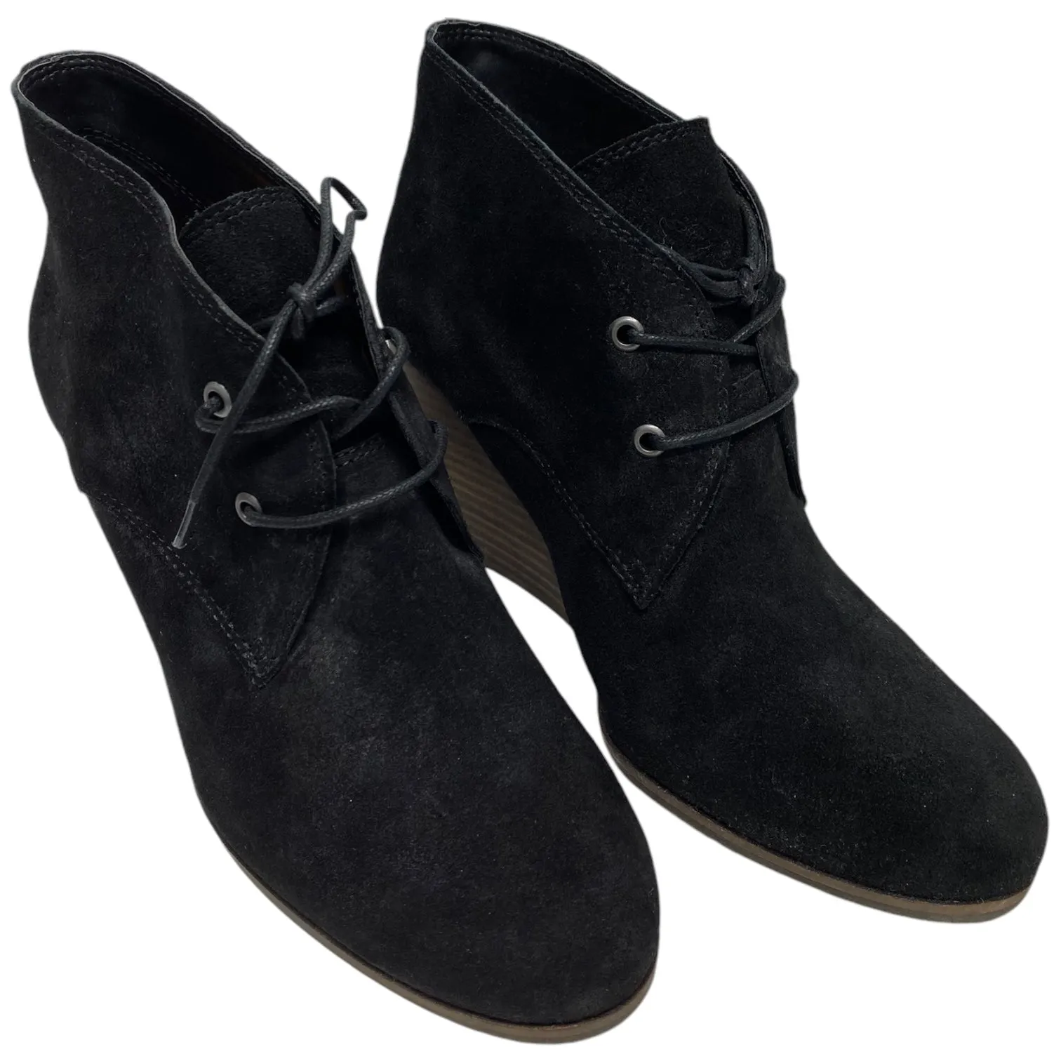 Boots Ankle Heels By Lucky Brand In Black, Size: 9.5 Orthopedic High Heels