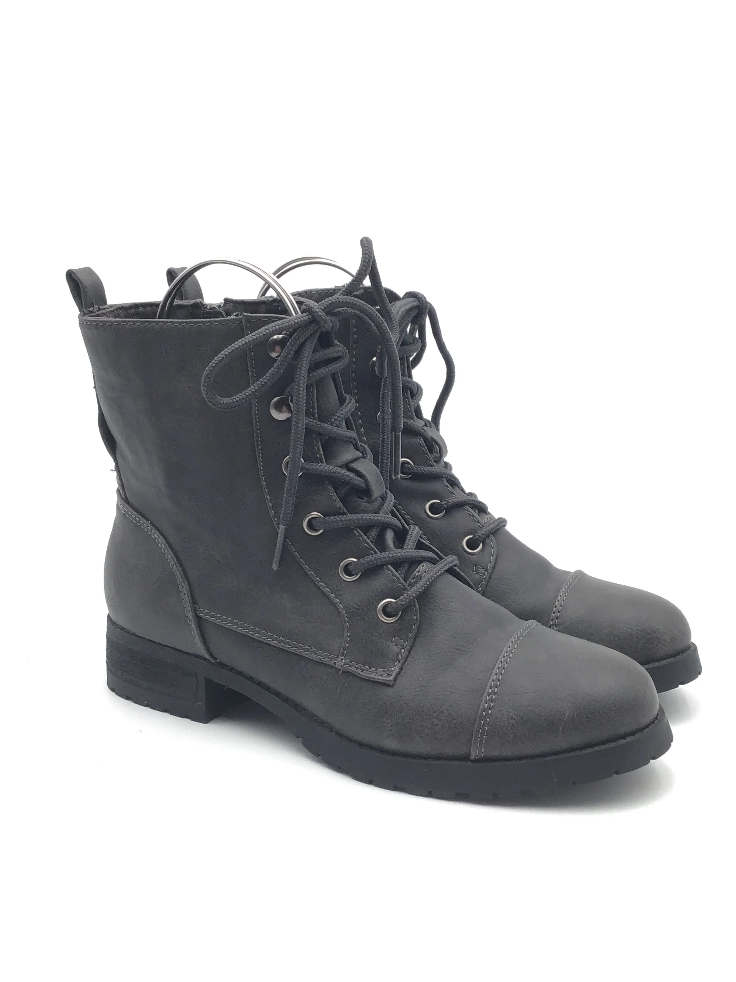 Boots Combat By American Eagle In Grey, Size: 7 Size 12 Combat Boots - Size 12 Combat Boots