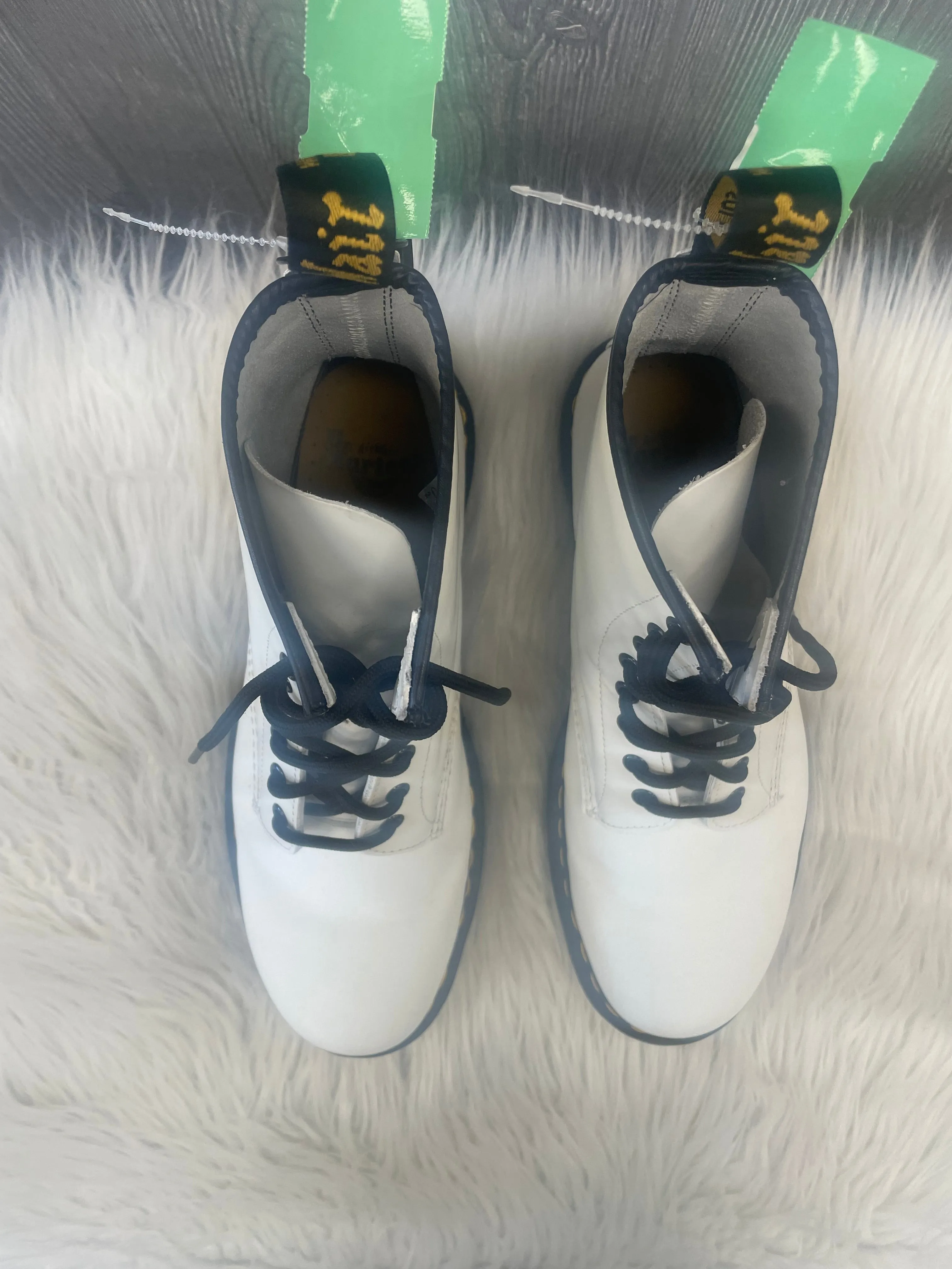 Boots Combat By Dr Martens  Size: 10 Leather And Logo Jacquard Combat Boot