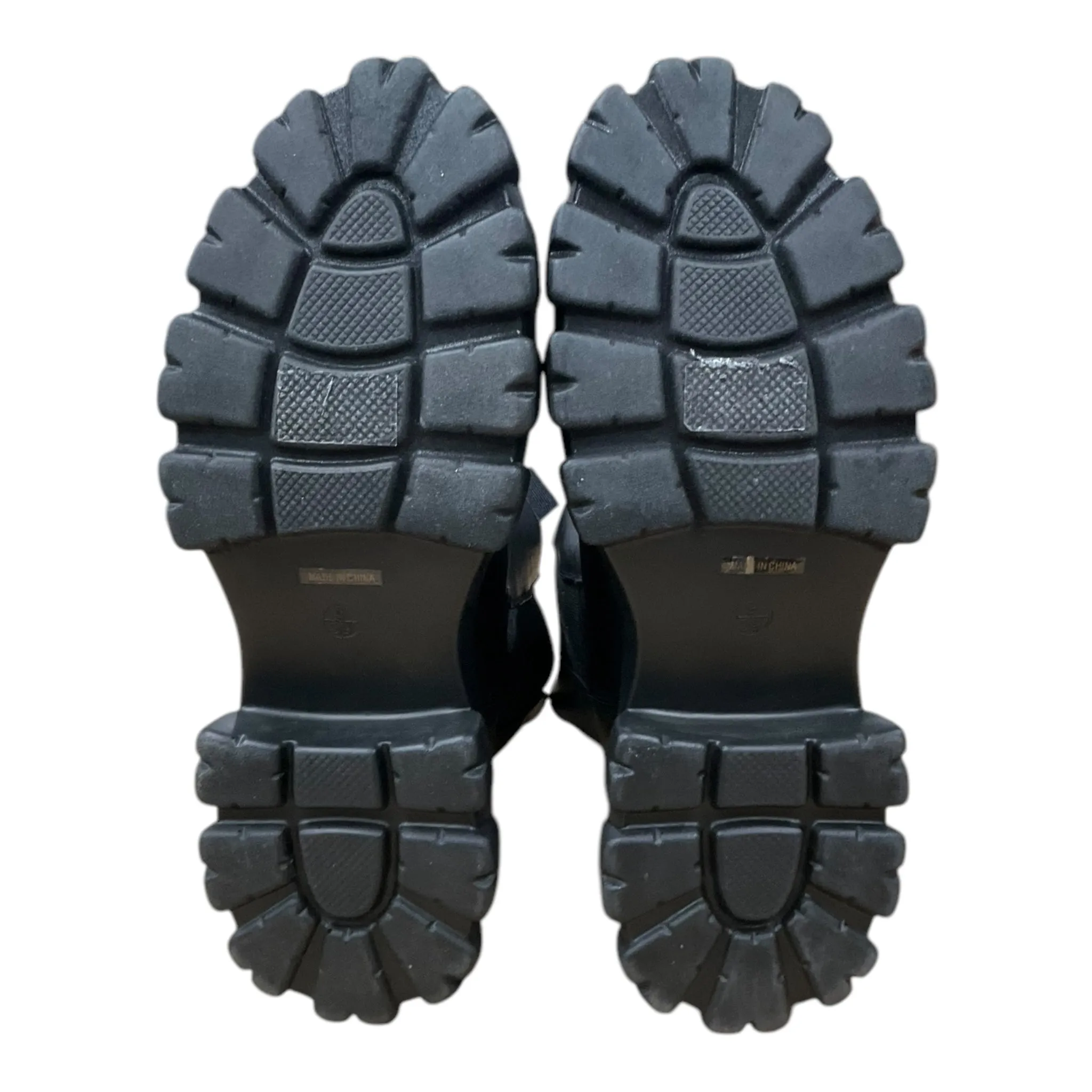 Boots Combat By Fashion Nova In Black, Size: 9 Combat Boot Shoelace Length