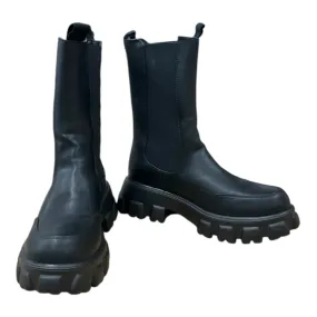 Dress And Combat Boots Boots Combat By Fashion Nova In Black, Size: 9