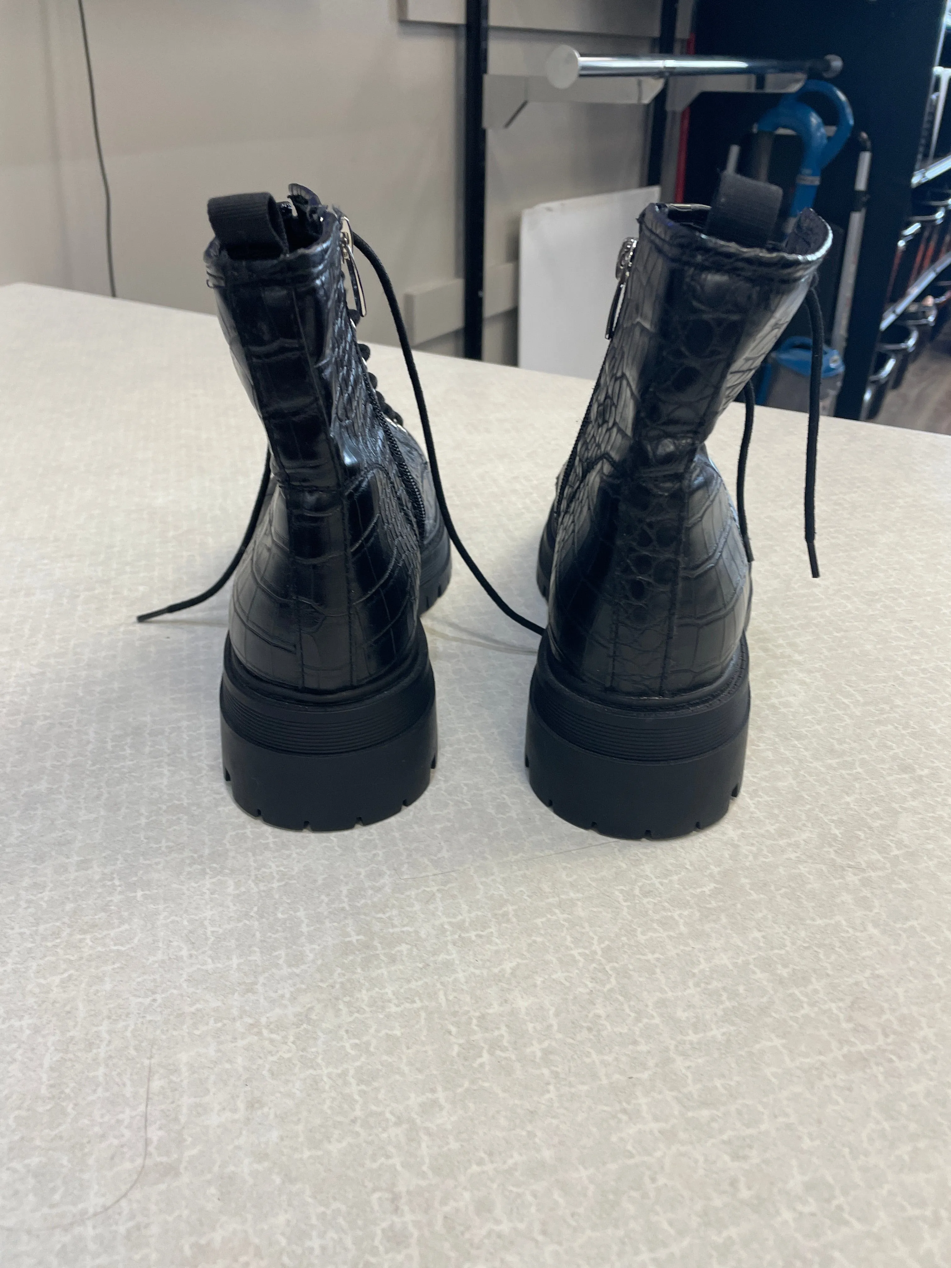 Terra Combat Boots Boots Combat By Nine West In Black, Size: 9