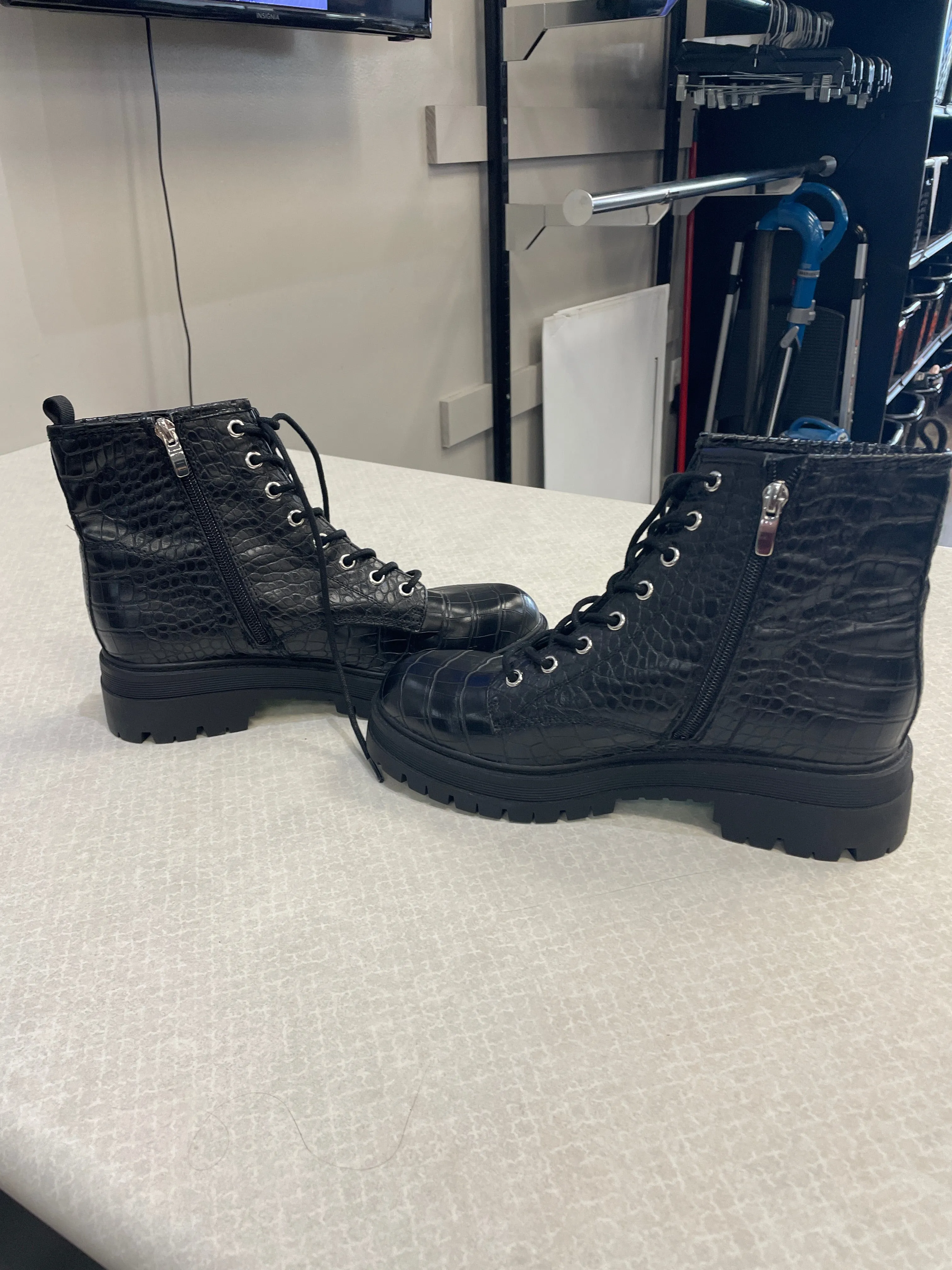 Boots Combat By Nine West In Black, Size: 9 Sale Combat Boots - Sale Combat Boots