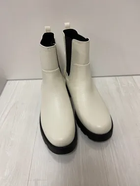 Boots Combat By Old Navy In White, Size: 9 Knee High Heeled Combat Boots → Knee High Heeled Combat Boots