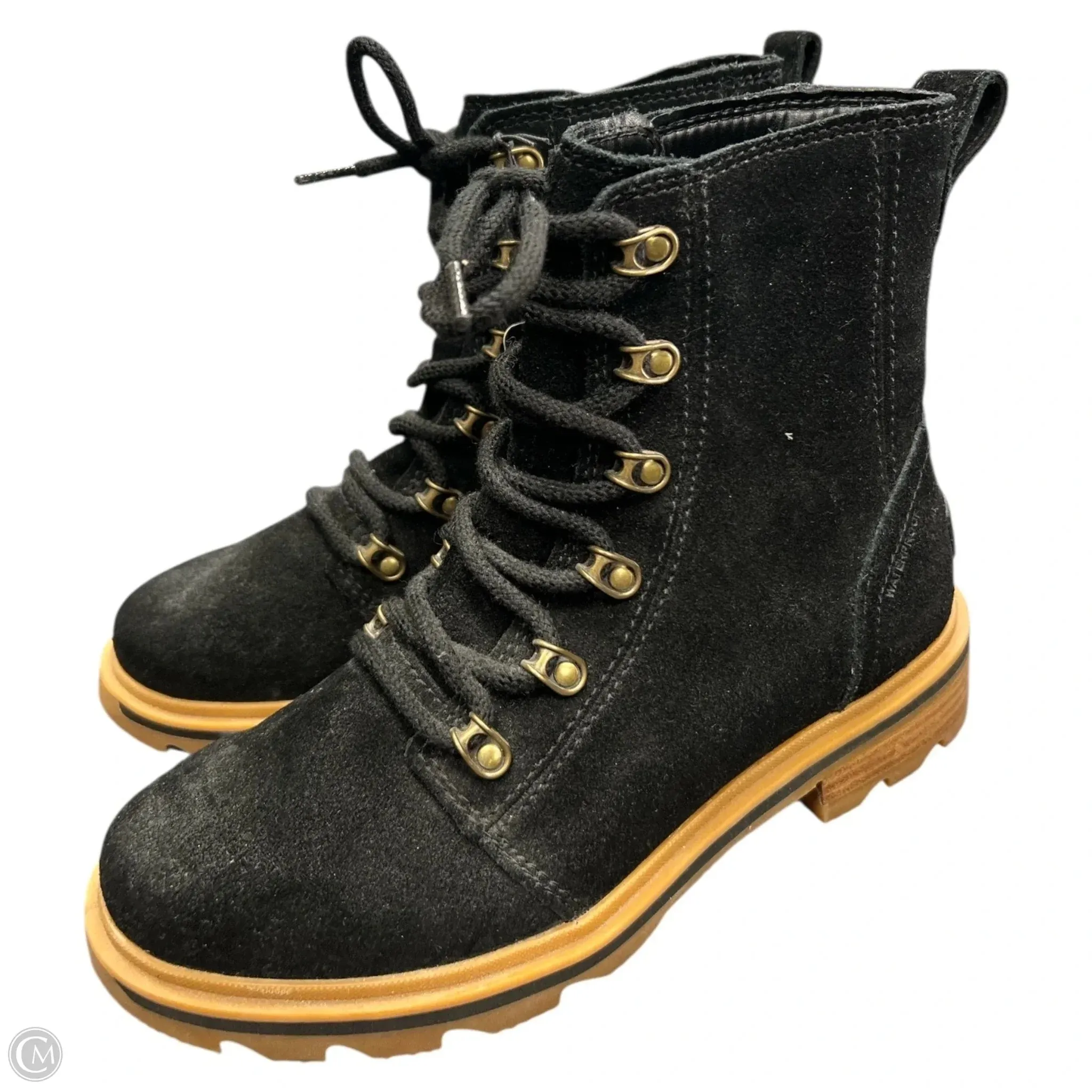 Palm Angels Combat Boots Boots Combat By Sorel In Black, Size: 7