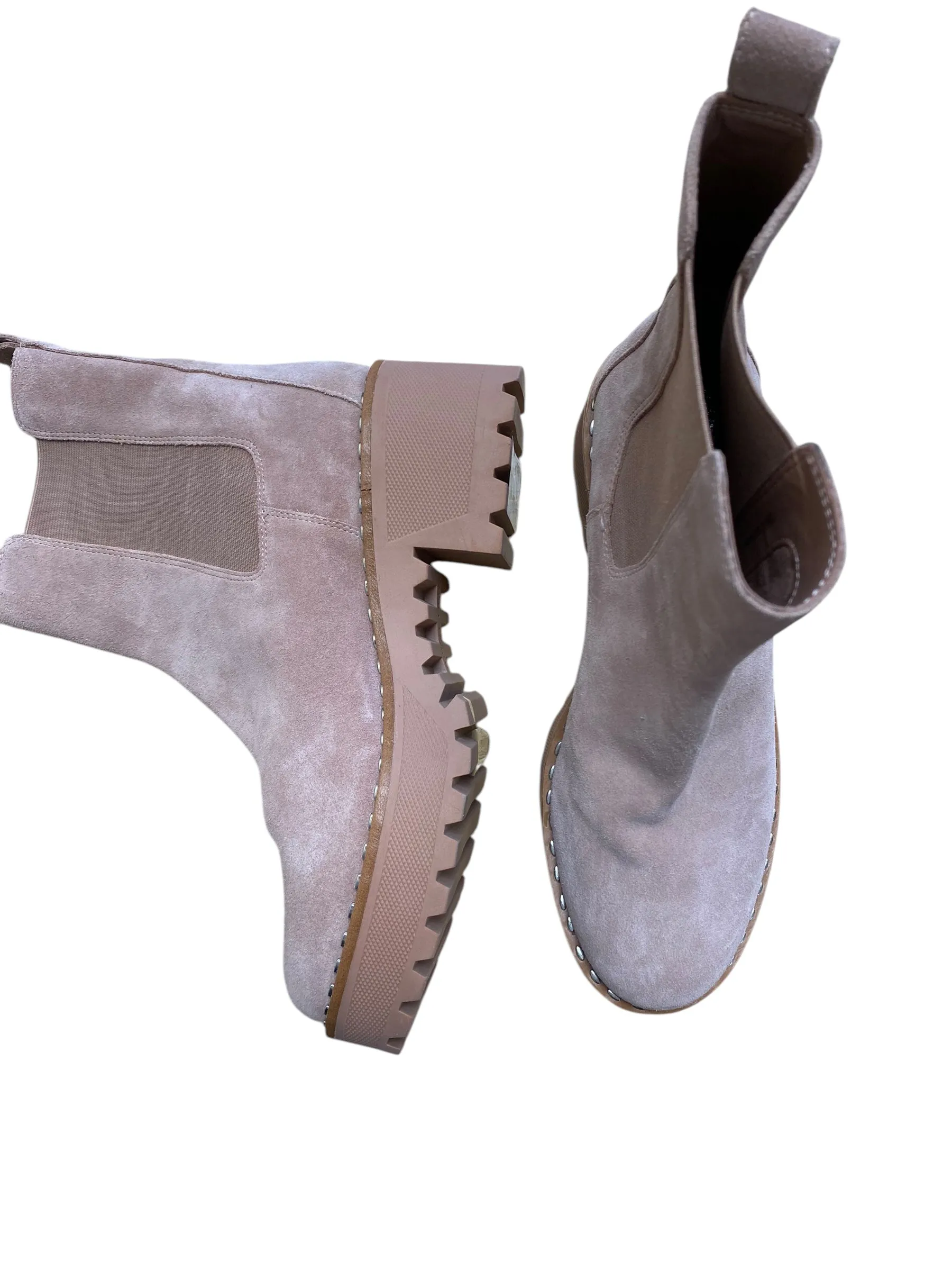 Heeled Combat Boots Outfit Boots Combat By Vince Camuto In Mauve, Size: 10